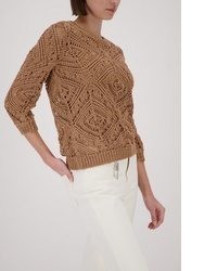 beige Strick Pullover von MONARI