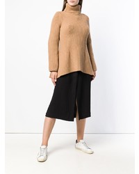 beige Strick Rollkragenpullover von Nehera