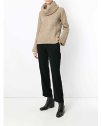 beige Strick Rollkragenpullover von Uma Raquel Davidowicz