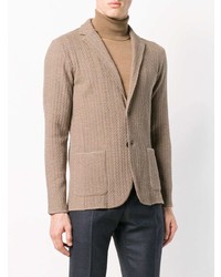 beige Strick Sakko von Lardini