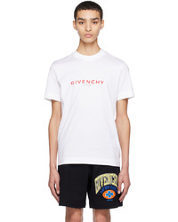 beige Strick T-Shirt mit einem Rundhalsausschnitt von Givenchy