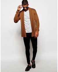 beige Strickjacke von Asos