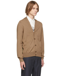 beige Strickjacke von Alexander McQueen