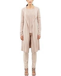 beige Strickjacke von Comma