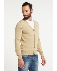 beige Strickjacke von Dreimaster