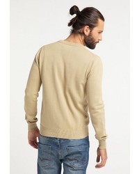 beige Strickjacke von Dreimaster