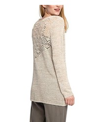 beige Strickjacke von edc by Esprit