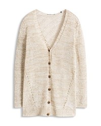 beige Strickjacke von edc by Esprit