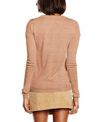 beige Strickjacke von Pieces