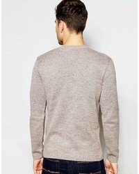 beige Strickpullover von Asos