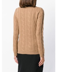 beige Strickpullover von Max Mara