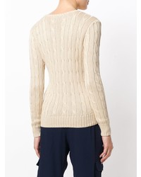 beige Strickpullover von Polo Ralph Lauren