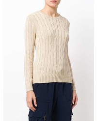 beige Strickpullover von Polo Ralph Lauren