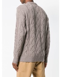 beige Strickpullover von Barbour