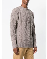 beige Strickpullover von Barbour