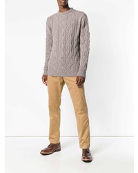 beige Strickpullover von Barbour