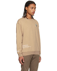 beige Sweatshirt von AAPE BY A BATHING APE