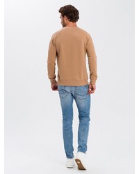 beige Sweatshirt von Cross Jeans