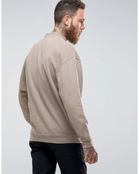 beige Sweatshirt von Asos