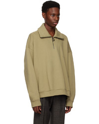 beige Sweatshirt von Wooyoungmi