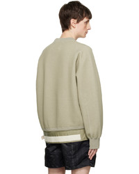 beige Sweatshirt von Sacai