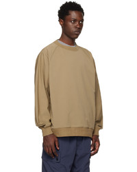 beige Sweatshirt von Nanamica