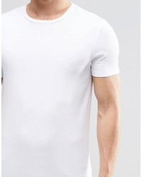 beige T-Shirt mit einem Rundhalsausschnitt von Asos