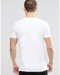 beige T-Shirt mit einem Rundhalsausschnitt von Asos