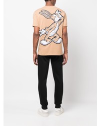 beige T-Shirt mit einem Rundhalsausschnitt von Iceberg