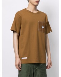 beige T-Shirt mit einem Rundhalsausschnitt von Izzue