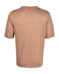 beige T-Shirt mit einem Rundhalsausschnitt von Ballantyne