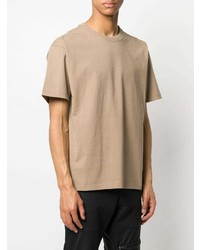 beige T-Shirt mit einem Rundhalsausschnitt von Bottega Veneta