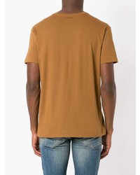 beige T-Shirt mit einem Rundhalsausschnitt von OSKLEN