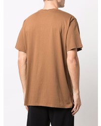 beige T-Shirt mit einem Rundhalsausschnitt von 424