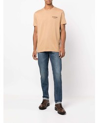 beige T-Shirt mit einem Rundhalsausschnitt von Iceberg