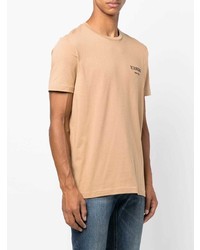 beige T-Shirt mit einem Rundhalsausschnitt von Iceberg