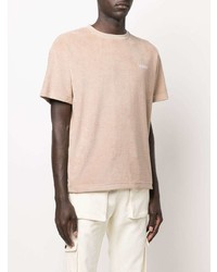 beige T-Shirt mit einem Rundhalsausschnitt von MOUTY