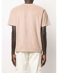 beige T-Shirt mit einem Rundhalsausschnitt von MOUTY