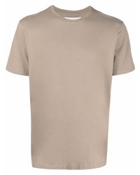 beige T-Shirt mit einem Rundhalsausschnitt von Frame