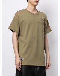 beige T-Shirt mit einem Rundhalsausschnitt von Izzue