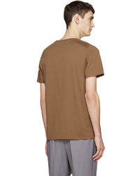 beige T-Shirt mit einem Rundhalsausschnitt von Maison Margiela