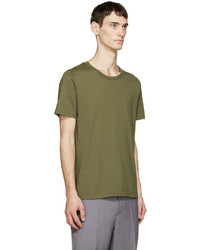 beige T-Shirt mit einem Rundhalsausschnitt von Maison Margiela