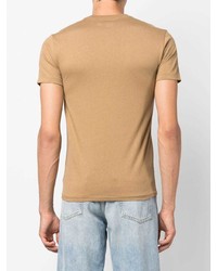 beige T-Shirt mit einem Rundhalsausschnitt von Polo Ralph Lauren