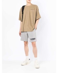 beige T-Shirt mit einem Rundhalsausschnitt von Chocoolate