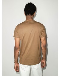 beige T-Shirt mit einem Rundhalsausschnitt von Balmain