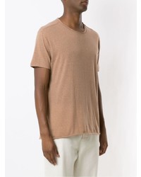 beige T-Shirt mit einem Rundhalsausschnitt von OSKLEN