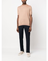 beige T-Shirt mit einem Rundhalsausschnitt von GOES BOTANICAL