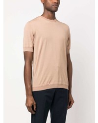 beige T-Shirt mit einem Rundhalsausschnitt von GOES BOTANICAL