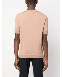 beige T-Shirt mit einem Rundhalsausschnitt von GOES BOTANICAL