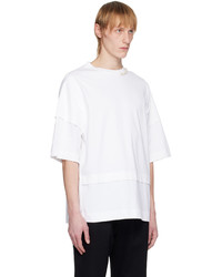 beige T-Shirt mit einem Rundhalsausschnitt von Simone Rocha